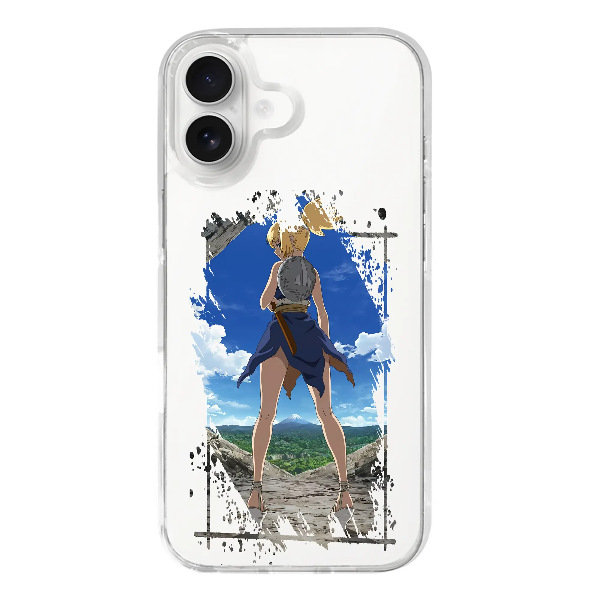 ドクターストーン グッズ,コハク - iPhone 17シリーズ 透明スマホケース – 薄型・耐衝撃・精密フィット保護カバー